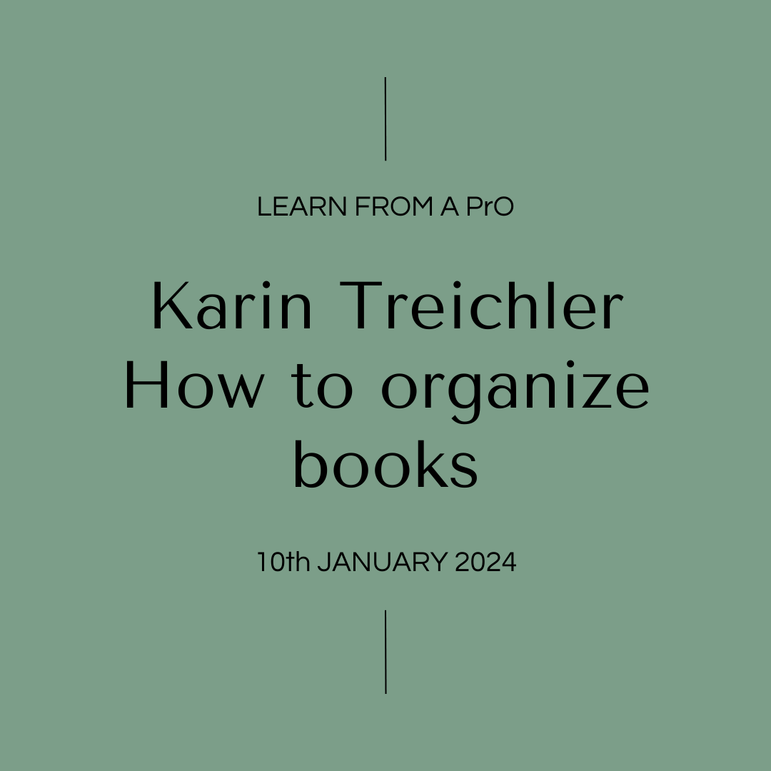 Karin Treichler - How to organize books